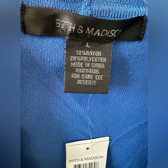 Cobalt blue Shrug Sweater - Picture 3 of 3